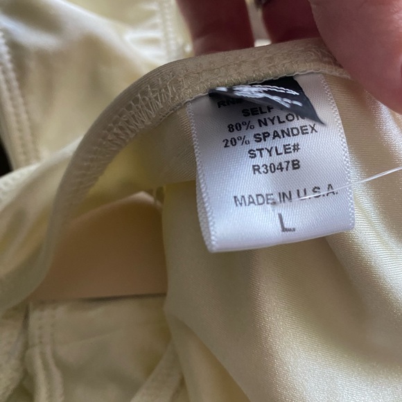 NWT ris-k shine wrap around bikini cream L - Picture 10 of 11